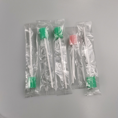 Ağız Temizleme için Altıgen Sünger Uçlu Tek Kullanımlık Steril Swab OEM
