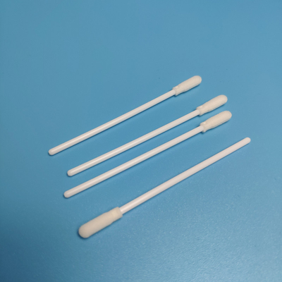 ISO9001 8cm Uzunluk Köpük Başlığı Tek Kullanımlık Steril Swab