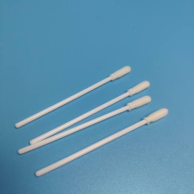 ISO9001 8cm Uzunluk Köpük Başlığı Tek Kullanımlık Steril Swab