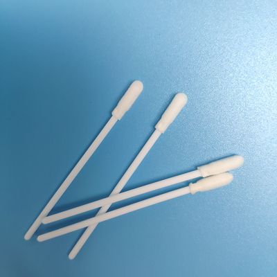 Tek Kullanımlık EO Steril 8cm Köpük Başlığı Oral Numune Toplama Swabları