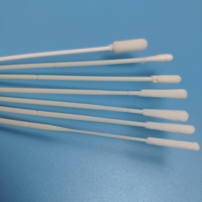 ABS Çubuk Burun Çubuğu ile 15cm Naylon Floklu Tek Kullanımlık Steril Swab