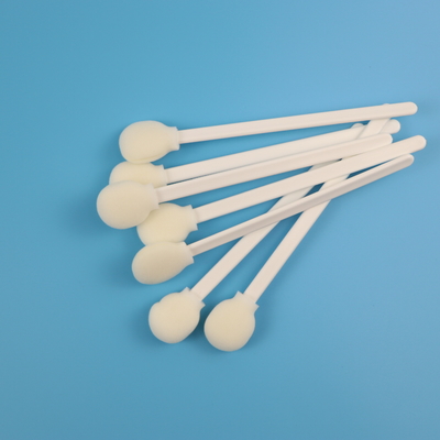 125mm Uzunluk Medikal Oral Sünger Swab Stick, açık hücre yapısı ile