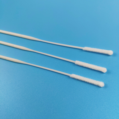 15cm Naylon Floklu Nazal Numune Cdc Nazofaringeal Swab ABS Çubuk Steril