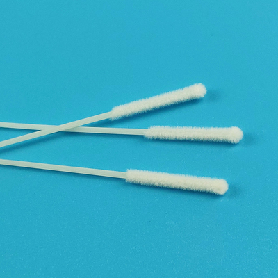 15cm Naylon Floklu Nazal Numune Cdc Nazofaringeal Swab ABS Çubuk Steril