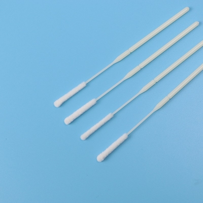 ABS Çubuklu 10cm EO Steirle Floklu Naylon Nazal Numune Toplama Swabı
