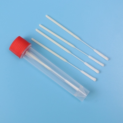 10cm Bireysel Sarılmış ABS Çubuk Nazal Numune Toplama VTM Test Kiti