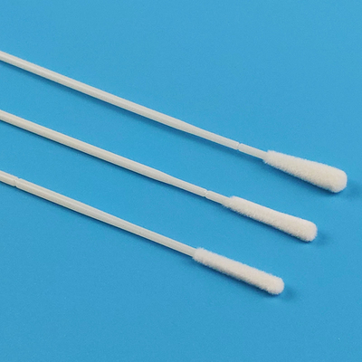 Kırılma Noktalı 15cm EO Steril Floklu Naylon Nazal Numune Toplama Swabları