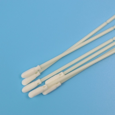 ABS Çubuk ile 15cm Tıbbi Steril Köpük Ucu Oral Örnekleme Floklu Swab