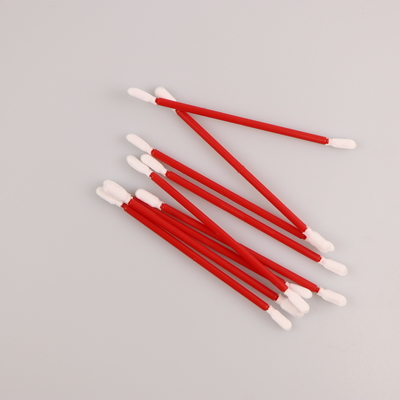Elektronik Temiz 100PCS için Çift Yuvarlak Kafalar Polyester Swab