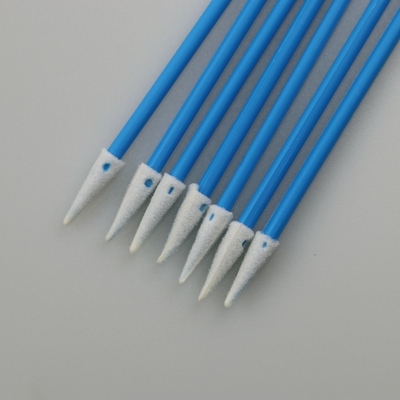 Temiz oda için 76mm Plastik Çubuk Mikro Sivri Köpük Temizleme Çubukları