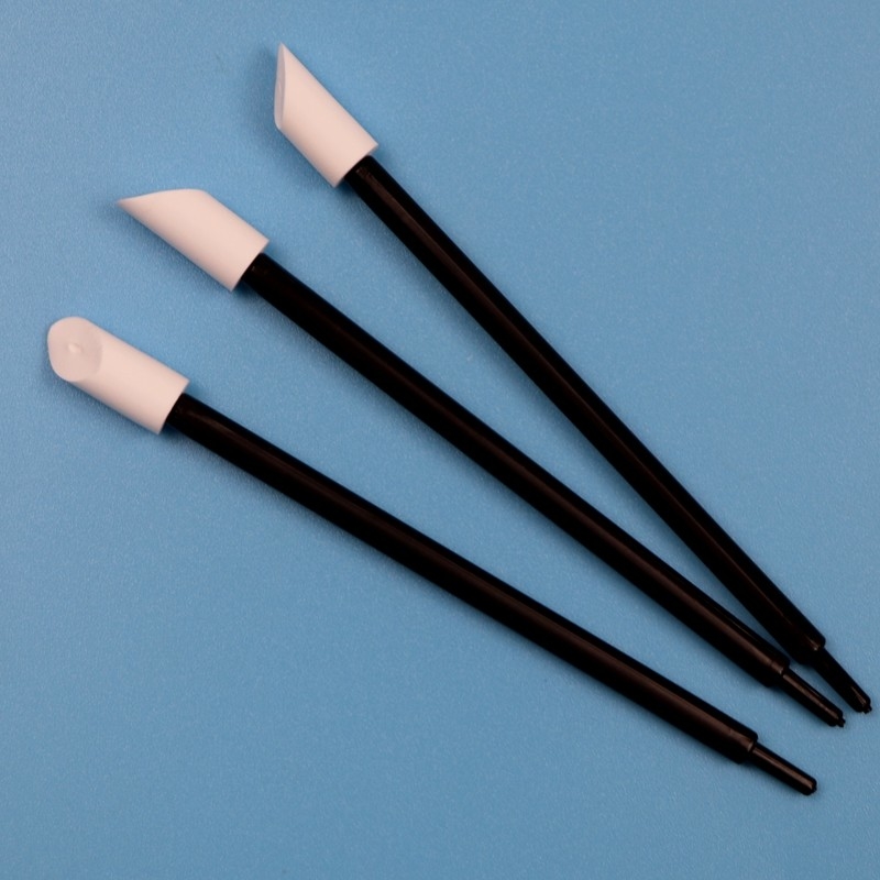 Yüksek emicilik 8mm PU köpüklü tampon yazıcısı toner temizleme Ruby Stick Swab pamuk tomurcuğu
