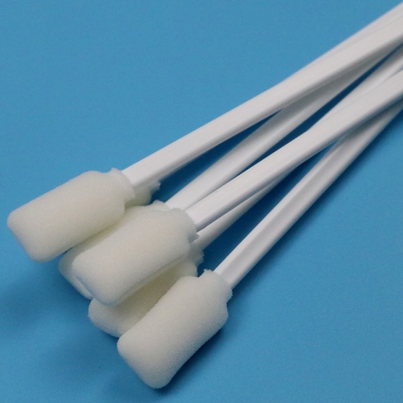 Lint Free White PP Stick Square Sponge Swab Roland Yazıcı Temizlik Köpük Swab Tedarikçileri