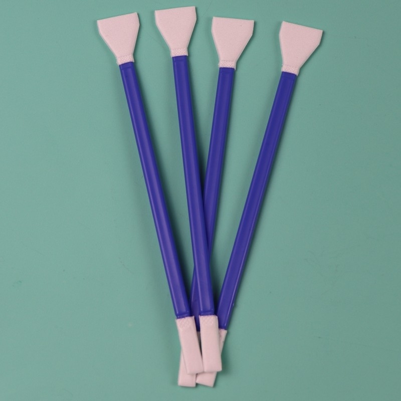 Bireysel sarılmış mavi çubuk Çift uçlu Kamera Temizlik Swab Mikrofiber Sensör Swab APS-C