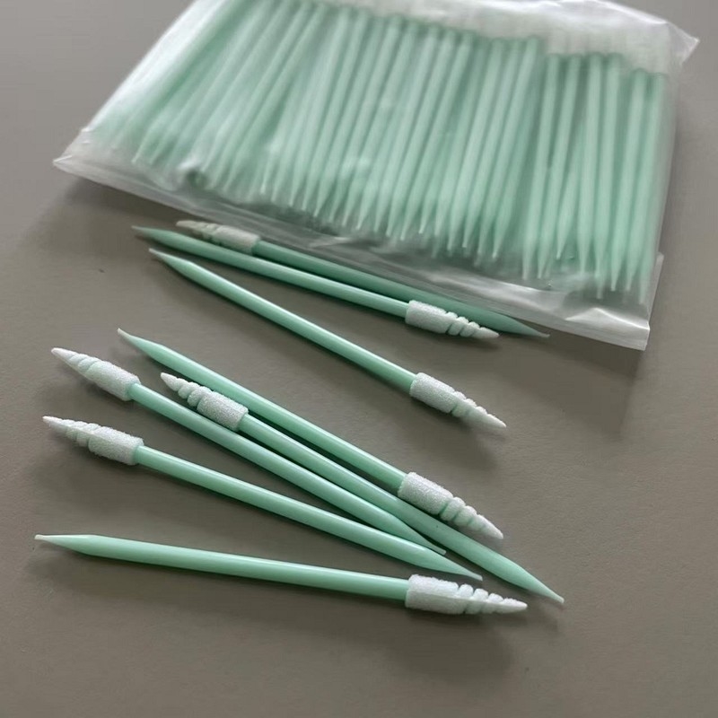 Profesyonel TX751 Spiral köpük ucu tamponları Elektronik endüstriyel kullanım için hassas boşluk temizleyicileri