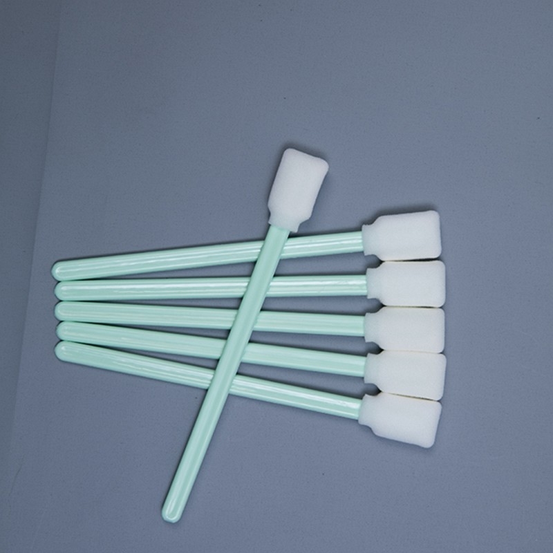 Temiz Oda Sınıfı Sünger Swabs Lint Serbest Kalın Köpük Temizlik Swabs Elektronik Optik için