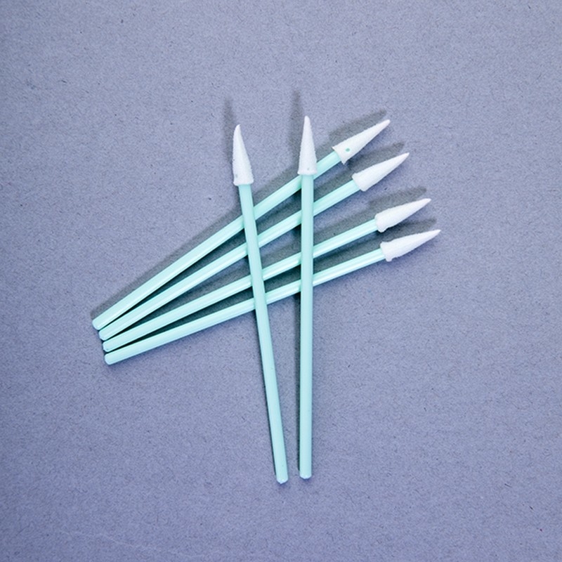 TX750 Tipi Keskin Köpük Ucu Swabs 76mm Uzunluk Toz Kaldırmak Lint Free Endüstriyel Swab
