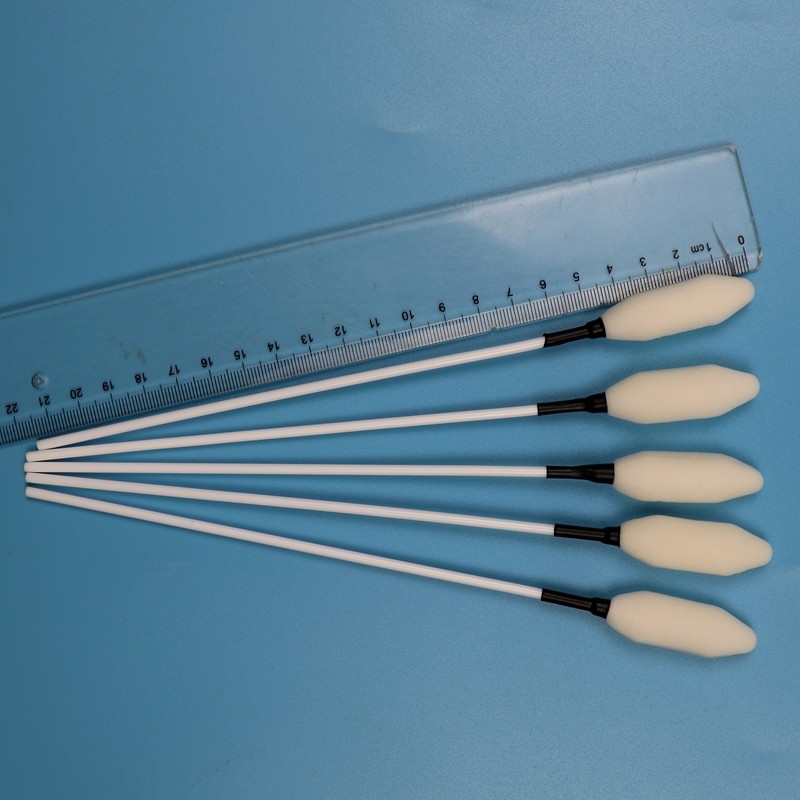 21cm uzunlukta PP baston büyük kürek başı tıbbi sünger baston trocar temizle köpükle süpürge