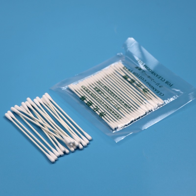 BB-001 Biyolojik olarak ayrıştırılabilir kağıt çubuğu 3.2 mm Samll Pamuk Kürükleri Kozmetik Qtips Makyaj Pamuk Swabları