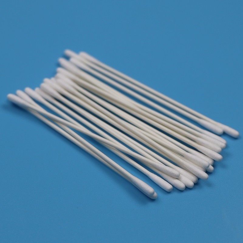BB-002 Biyolojik olarak ayrıştırılabilir Kağıt çubuğu 2.6 mm Küçük Pamuk Kürükleri Kozmetik Qtips Makyaj Çekme Pamuk Swab