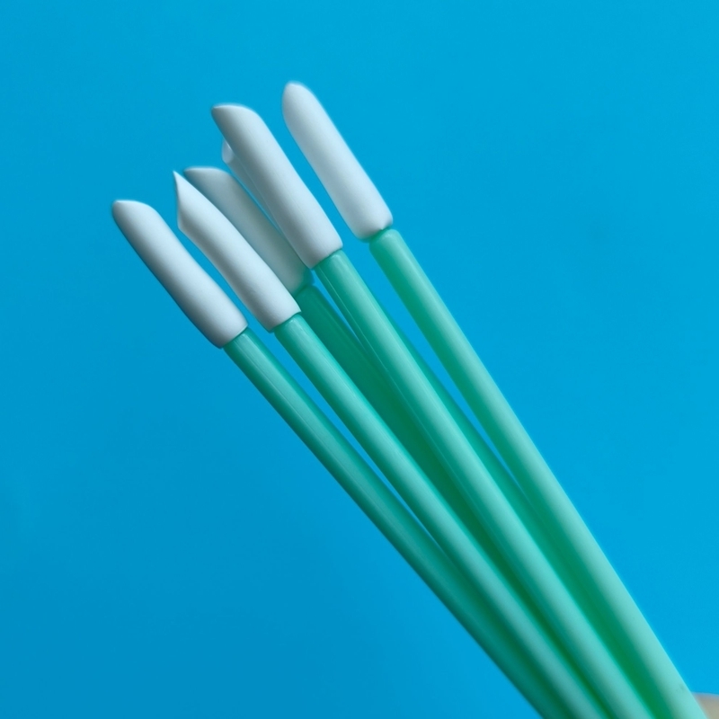 T-31 Yeşil PP Stick 3mm Ruby Stick Saati Temizleyici Yazıcı Temizleme için PU Köpük Swab