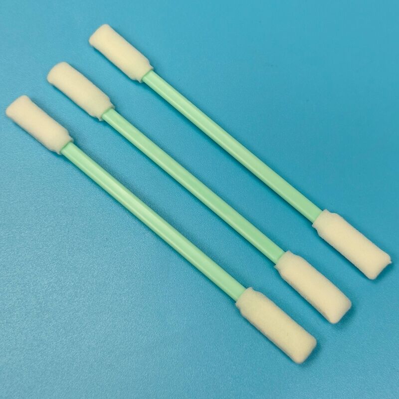 712 Lint Free Double Ended Rectangular Car Cleaning Detailing Swab Printer Cleaning Foam Swab for Cleanroom