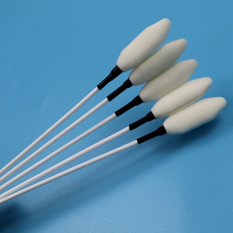 16mm High Absorbency Big Foam Tip Medical Cleaning Swab 21cm Long PP Stick Trocar Wipe Swab Sponge Swab