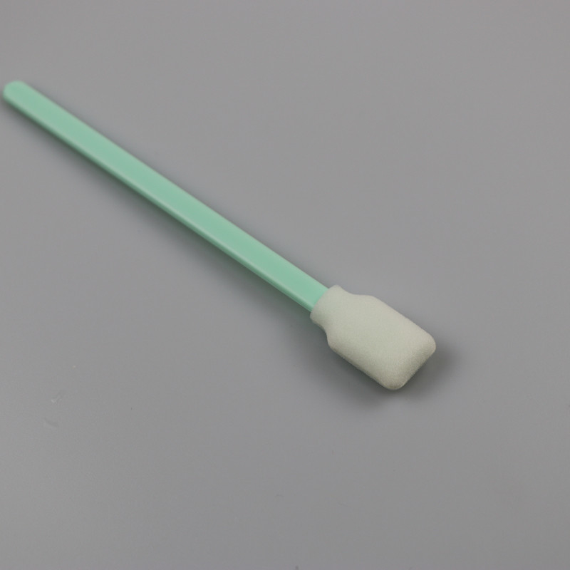 TX707 Tip Köpük Swab Toplam Uzunluğu 128 mm Yazıcı başlığı temizleme için kırmızı çubuk